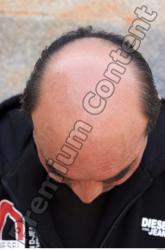 Head Hair Man Average Overweight Bald Street photo references